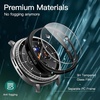 image:imageJETech Case with Screen Protector for Samsung Galaxy Watch 7 40mm Green  Builtin Tempered Glass High Touch Sensitivity Full Protection Hard PC DesignBlackWhiteClearSilver