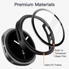 image:imageJETech Case with Screen Protector for Samsung Galaxy Watch 7 40mm Green  Builtin Tempered Glass High Touch Sensitivity Full Protection Hard PC DesignBlack