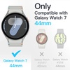 image:imageJETech Case with Screen Protector for Samsung Galaxy Watch 7 40mm Green  Builtin Tempered Glass High Touch Sensitivity Full Protection Hard PC DesignClear