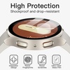 image:imageJETech Case with Screen Protector for Samsung Galaxy Watch 7 40mm Green  Builtin Tempered Glass High Touch Sensitivity Full Protection Hard PC DesignCream