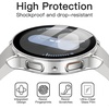 image:imageJETech Case with Screen Protector for Samsung Galaxy Watch 7 40mm Green  Builtin Tempered Glass High Touch Sensitivity Full Protection Hard PC DesignClear