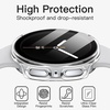 image:imageJETech Case with Screen Protector for Samsung Galaxy Watch 7 40mm Green  Builtin Tempered Glass High Touch Sensitivity Full Protection Hard PC DesignClear