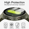 image:imageJETech Case with Screen Protector for Samsung Galaxy Watch 7 40mm Green  Builtin Tempered Glass High Touch Sensitivity Full Protection Hard PC DesignGreen
