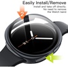 image:imageJETech Case with Screen Protector for Samsung Galaxy Watch 7 40mm Green  Builtin Tempered Glass High Touch Sensitivity Full Protection Hard PC DesignGraphite