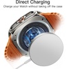 image:imageJETech Case with Screen Protector for Samsung Galaxy Watch 7 40mm Green  Builtin Tempered Glass High Touch Sensitivity Full Protection Hard PC DesignNatural Titanium