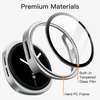 image:imageJETech Case with Screen Protector for Samsung Galaxy Watch 7 40mm Green  Builtin Tempered Glass High Touch Sensitivity Full Protection Hard PC DesignSilver