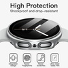 image:imageJETech Case with Screen Protector for Samsung Galaxy Watch 7 40mm Green  Builtin Tempered Glass High Touch Sensitivity Full Protection Hard PC DesignSilver