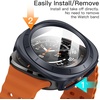 image:imageJETech Case with Screen Protector for Samsung Galaxy Watch 7 40mm Green  Builtin Tempered Glass High Touch Sensitivity Full Protection Hard PC DesignTitanium Gray