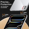 image:imageJETech Clear Case for iPad Air 13 M4M3M2  For 202620252024 Model AntiYellowing Shockproof Hard PC Back Soft TPU Bumper Slim Fit CoverClear