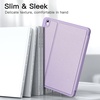 image:imageJETech Folio Case for iPad Air 13 M4M3M2 Black  For 202620252024 Model MultiAngle Stand Cover Pencil Holder Slim Protective Cover Auto WakeSleepPurple