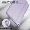 image:imageJETech Folio Case for iPad Air 13 M4M3M2 Black  For 202620252024 Model MultiAngle Stand Cover Pencil Holder Slim Protective Cover Auto WakeSleepPurple