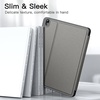 image:imageJETech Folio Case for iPad Air 13 M4M3M2 Black  For 202620252024 Model MultiAngle Stand Cover Pencil Holder Slim Protective Cover Auto WakeSleepSpace Gray