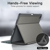 image:imageJETech Folio Case for iPad Air 13 M4M3M2 Black  For 202620252024 Model MultiAngle Stand Cover Pencil Holder Slim Protective Cover Auto WakeSleepSpace Gray