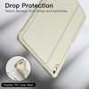 image:imageJETech Folio Case for iPad Air 13 M4M3M2 Black  For 202620252024 Model MultiAngle Stand Cover Pencil Holder Slim Protective Cover Auto WakeSleepStarlight