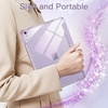 image:imageJETech Glitter Case for iPad Air 13 M4M3M2 Purple  Cover for 202620252024 Model Sparkly Glitter Design Pencil Holder Slim Clear Back Kids and GirlsFriendly StylePurple