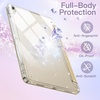 image:imageJETech Glitter Case for iPad Air 13 M4M3M2 Purple  Cover for 202620252024 Model Sparkly Glitter Design Pencil Holder Slim Clear Back Kids and GirlsFriendly StyleGold
