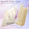 image:imageJETech Glitter Case for iPad Air 13 M4M3M2 Purple  Cover for 202620252024 Model Sparkly Glitter Design Pencil Holder Slim Clear Back Kids and GirlsFriendly StyleGold