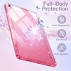 image:imageJETech Glitter Case for iPad Air 13 M4M3M2 Purple  Cover for 202620252024 Model Sparkly Glitter Design Pencil Holder Slim Clear Back Kids and GirlsFriendly StylePink