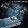 image:imageJETech Glitter Case for iPhone 12 Pro Max Clear  Sparkly Glitter Design Shockproof Protection Clear Back Stylish LookClear