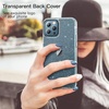 image:imageJETech Glitter Case for iPhone 12 Pro Max Clear  Sparkly Glitter Design Shockproof Protection Clear Back Stylish LookClear