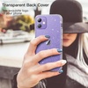 image:imageJETech Glitter Case for iPhone 12 mini Clear  Sparkly Glitter Design Shockproof Protection Clear Back Stylish LookClear