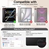 image:imageJETech Magnetic Case for iPad Pro 13 M5M4 20252024 Black  Slim Smart Design Cover Auto WakeSleep Lightweight ProtectionBlack
