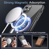 image:imageJETech Magnetic Case for iPhone 11 Clear  Compatible with MagSafe Shockproof Phone Bumper Cover Scratch Resistant Clear BackBlack