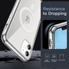 image:imageJETech Magnetic Case for iPhone 11 Clear  Compatible with MagSafe Shockproof Phone Bumper Cover Scratch Resistant Clear BackClear