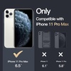 image:imageJETech Magnetic Case for iPhone 11 Pro Max Clear  Compatible with MagSafe Shockproof Phone Bumper Cover Scratch Resistant Clear BackClear