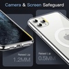 image:imageJETech Magnetic Case for iPhone 11 Pro Max Clear  Compatible with MagSafe Shockproof Phone Bumper Cover Scratch Resistant Clear BackClear