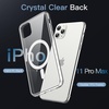 image:imageJETech Magnetic Case for iPhone 11 Pro Max Clear  Compatible with MagSafe Shockproof Phone Bumper Cover Scratch Resistant Clear BackClear