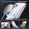 image:imageJETech Magnetic Case for iPhone 11 Pro Max Clear  Compatible with MagSafe Shockproof Phone Bumper Cover Scratch Resistant Clear BackClear