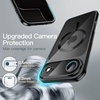 image:imageJETech Magnetic Case for iPhone 12 Pro Gold  Compatible with MagSafe Camera Lens Protection Electroplated TPU Frame Shockproof ProtectionBlack