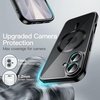 image:imageJETech Magnetic Case for iPhone 12 Pro Gold  Compatible with MagSafe Camera Lens Protection Electroplated TPU Frame Shockproof ProtectionBlack