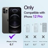 image:imageJETech Magnetic Case for iPhone 12 Pro Gold  Compatible with MagSafe Camera Lens Protection Electroplated TPU Frame Shockproof ProtectionBlack