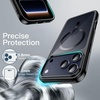 image:imageJETech Magnetic Case for iPhone 12 Pro Gold  Compatible with MagSafe Camera Lens Protection Electroplated TPU Frame Shockproof ProtectionBlack