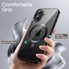 image:imageJETech Magnetic Case for iPhone 12 Pro Gold  Compatible with MagSafe Camera Lens Protection Electroplated TPU Frame Shockproof ProtectionBlack