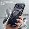 image:imageJETech Magnetic Case for iPhone 12 Pro Gold  Compatible with MagSafe Camera Lens Protection Electroplated TPU Frame Shockproof ProtectionBlack