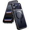 image:imageJETech Magnetic Case for iPhone 12 Pro Gold  Compatible with MagSafe Camera Lens Protection Electroplated TPU Frame Shockproof ProtectionBlack