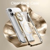 image:imageJETech Magnetic Case for iPhone 12 Pro Gold  Compatible with MagSafe Camera Lens Protection Electroplated TPU Frame Shockproof ProtectionGold