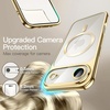 image:imageJETech Magnetic Case for iPhone 12 Pro Gold  Compatible with MagSafe Camera Lens Protection Electroplated TPU Frame Shockproof ProtectionGold