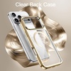 image:imageJETech Magnetic Case for iPhone 12 Pro Gold  Compatible with MagSafe Camera Lens Protection Electroplated TPU Frame Shockproof ProtectionGold