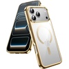 image:imageJETech Magnetic Case for iPhone 12 Pro Gold  Compatible with MagSafe Camera Lens Protection Electroplated TPU Frame Shockproof ProtectionGold