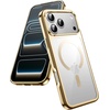image:imageJETech Magnetic Case for iPhone 12 Pro Gold  Compatible with MagSafe Camera Lens Protection Electroplated TPU Frame Shockproof ProtectionGold