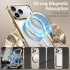 image:imageJETech Magnetic Case for iPhone 12 Pro Gold  Compatible with MagSafe Camera Lens Protection Electroplated TPU Frame Shockproof ProtectionGold