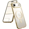 image:imageJETech Magnetic Case for iPhone 12 Pro Gold  Compatible with MagSafe Camera Lens Protection Electroplated TPU Frame Shockproof ProtectionGold