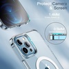 image:imageJETech Magnetic Case for iPhone 12 Pro Max Clear  Compatible with MagSafe Shockproof Phone Bumper Cover Scratch Resistant Clear BackClear
