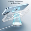 image:imageJETech Magnetic Case for iPhone 12 Pro Max Clear  Compatible with MagSafe Shockproof Phone Bumper Cover Scratch Resistant Clear BackClear