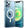 image:imageJETech Magnetic Case for iPhone 12 Pro Max Clear  Compatible with MagSafe Shockproof Phone Bumper Cover Scratch Resistant Clear BackClear