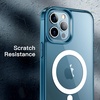 image:imageJETech Magnetic Case for iPhone 12 Pro Max Clear  Compatible with MagSafe Shockproof Phone Bumper Cover Scratch Resistant Clear BackNavy